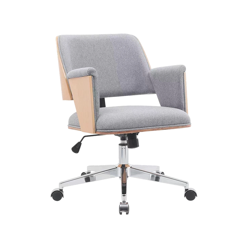 MONICA, bentwood office chair,fabric computer chair,adjustable chair with wheels