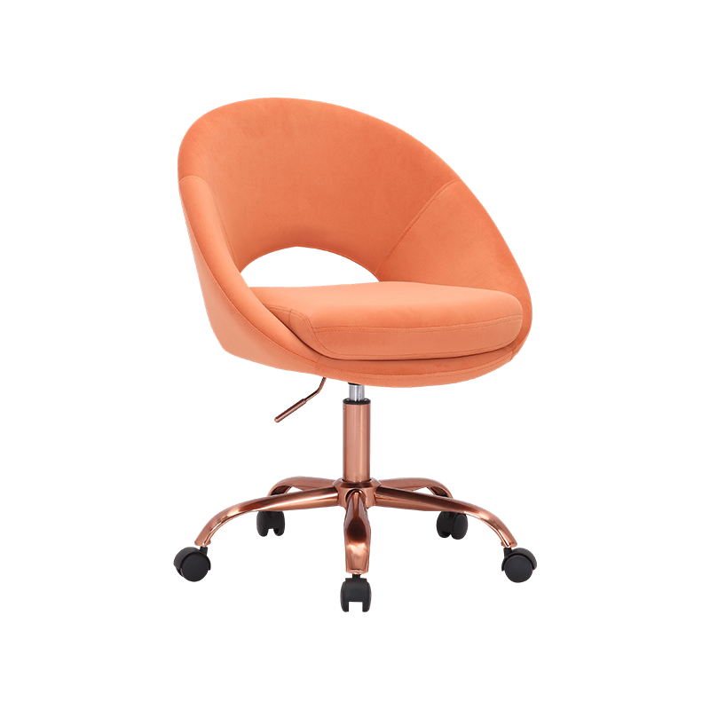 MALCOLM, Office Chair, Computer Chair, Dressing Table Chair, Modern Desk Chair with Swivel Wheels, Rotating, Height Adjustable, Suitable for Living Room, Bedroom