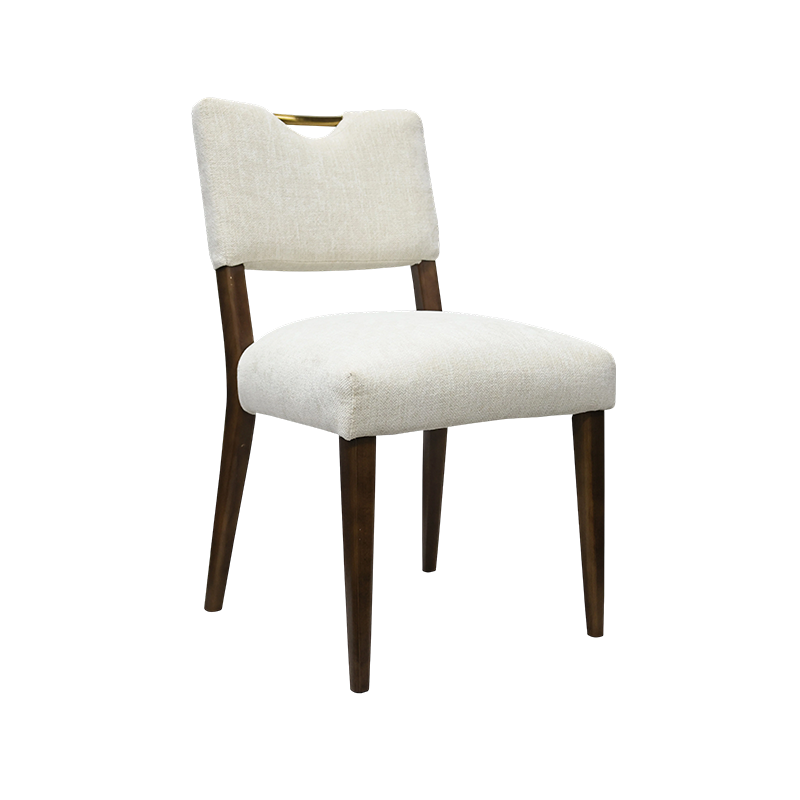 Jarett Upholstered Dining Chair Armless Modern Kitchen Seating