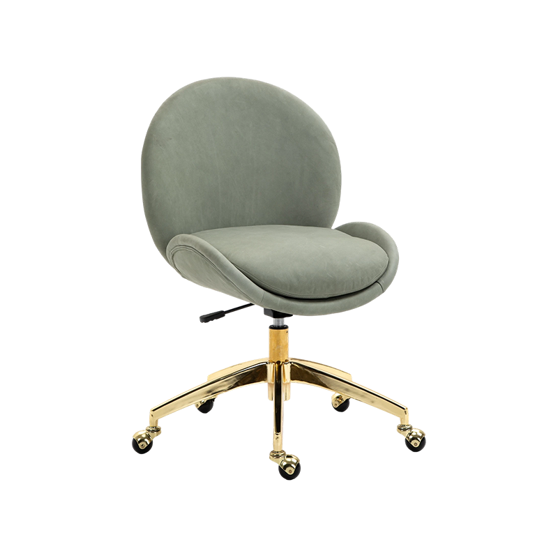 MILLY, Office Chair, Computer Chair, Dressing Table Chair, Modern Desk Chair with Swivel Wheels, Rotating, Height Adjustable, Suitable for Living Room, Bedroom